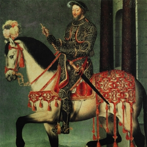 马画经典--《法国弗朗索瓦一世骑马图》