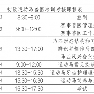 武汉商学院马兽医培训考核活动来了！