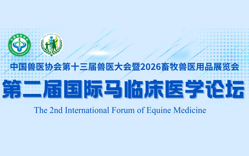 第十三届兽医大会丨第二届国际马临床医学论坛即将召开